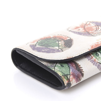 Burberry Calfskin Pallas Head Motif Print Continental Wallet Multicolor 5 of 8