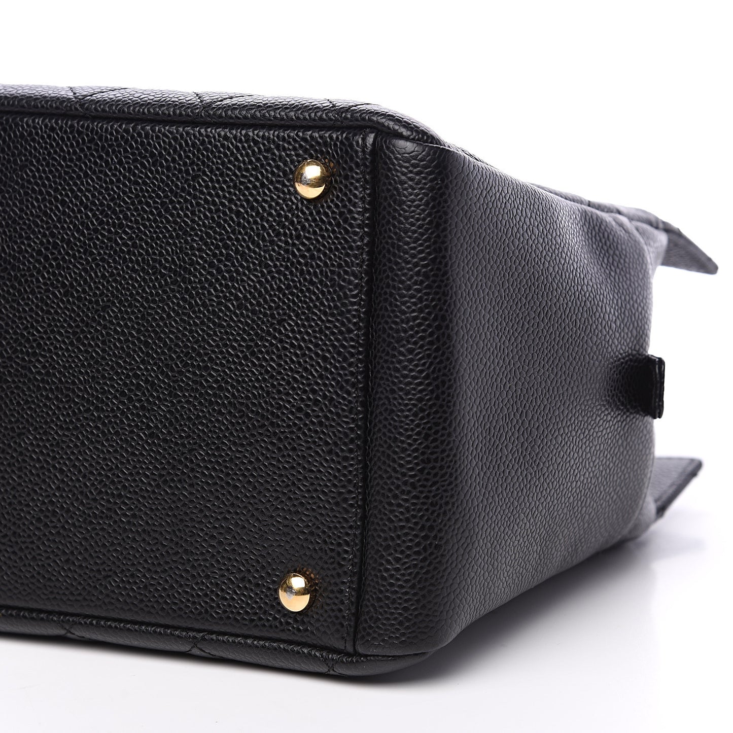 Caviar Quilted Petit Timeless Tote PTT Black