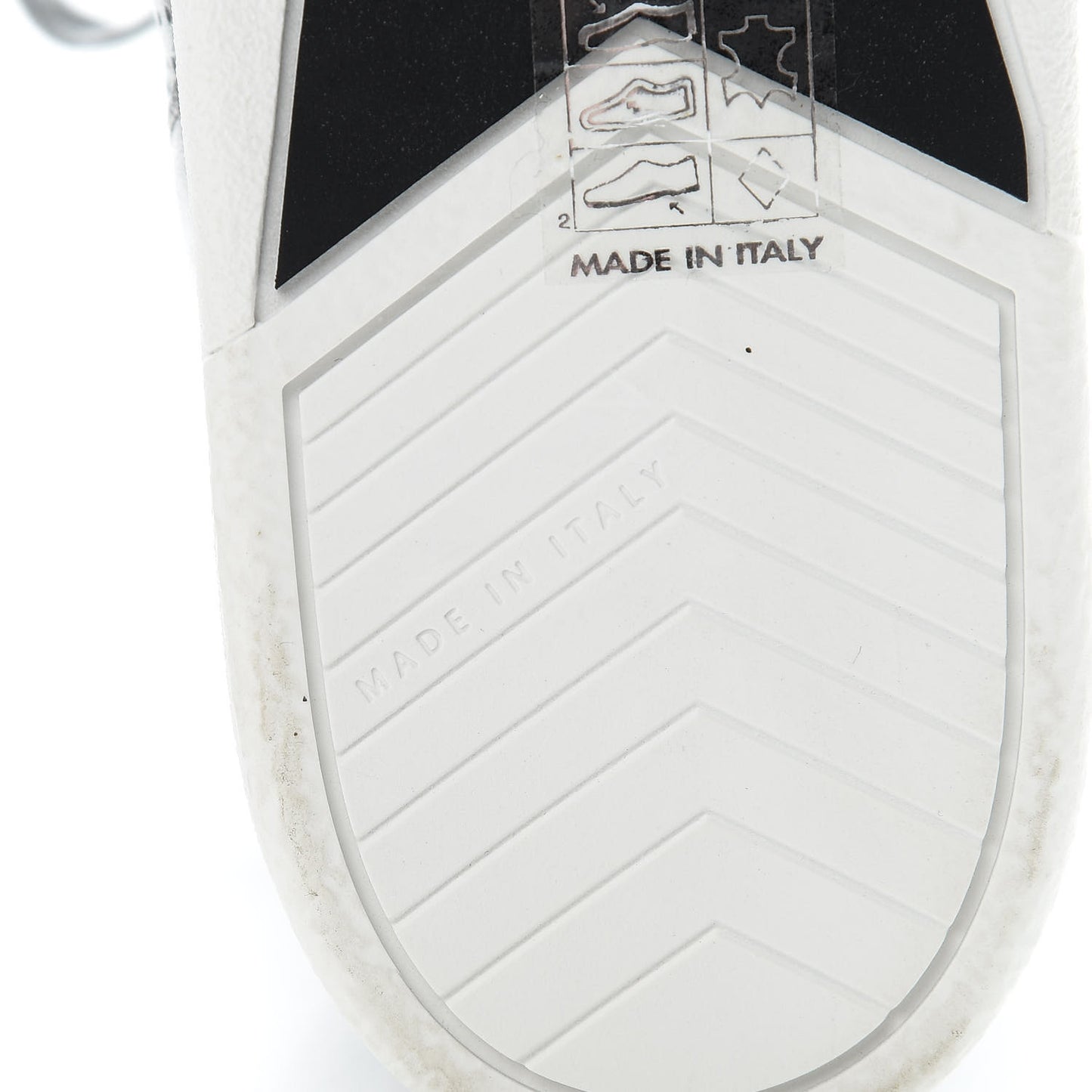 Metallic Calfskin Hip-Dior High Top Sneakers 39 Steel