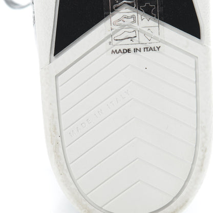 Christian Dior Metallic Calfskin Hip-Dior High Top Sneakers 39 Steel 6 of 14