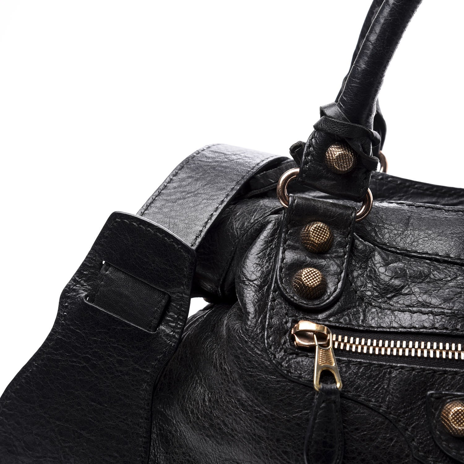 Balenciaga Agneau Giant 12 Rose Gold Hardware Town Black 9 of 12