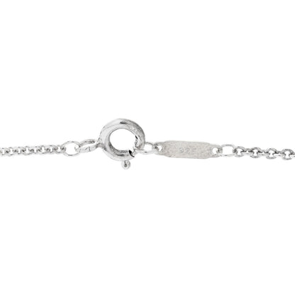 Tiffany Sterling Silver Cushion Square Link Pendant Necklace 6 of 6