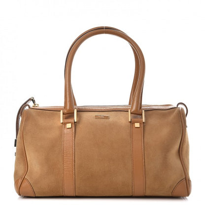 Gucci Suede Boston Beige 1 of 18