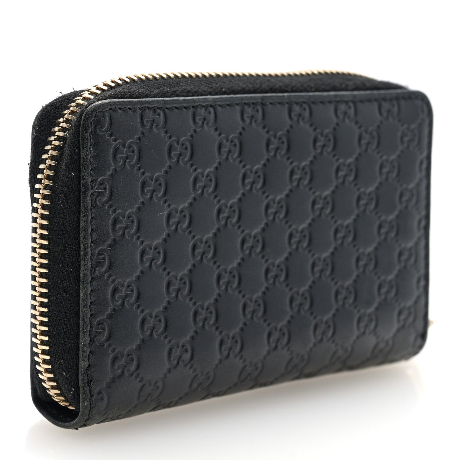 Gucci Microguccissima Zip Around Card Case Black 3 of 6