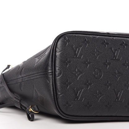 Louis Vuitton Empreinte Monogram Giant Neverfull MM Black 6 of 10