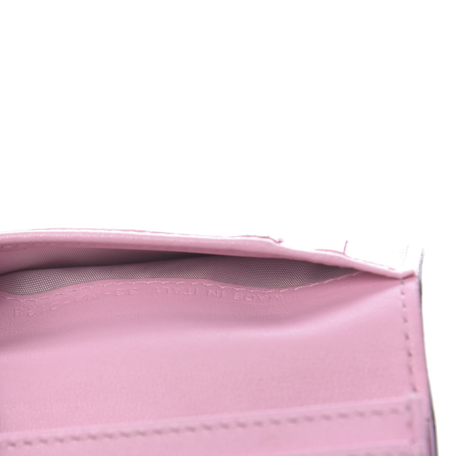 Christian Dior Lambskin Cannage Bi-Color Small Lady Dior Flap Card Holder Black Pink 7 of 8