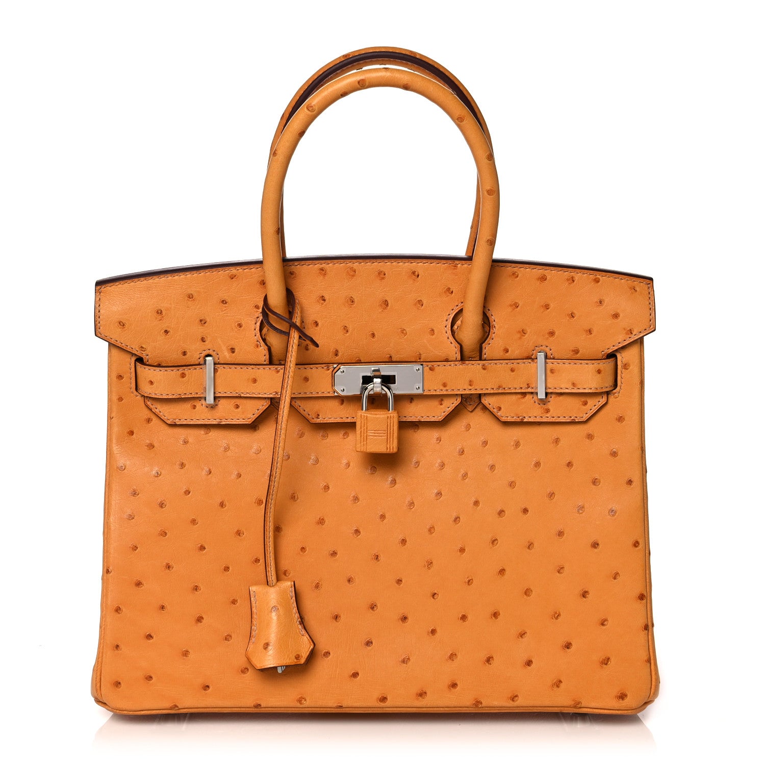 Hermes Ostrich Birkin 30 Abricot 1 of 35