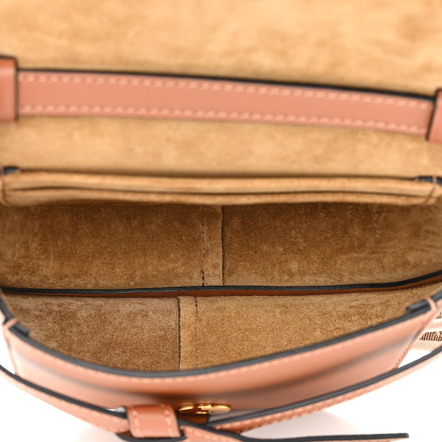 Loewe Calfskin Jacquard Mini Gate Dual Bag Tan 5 of 10