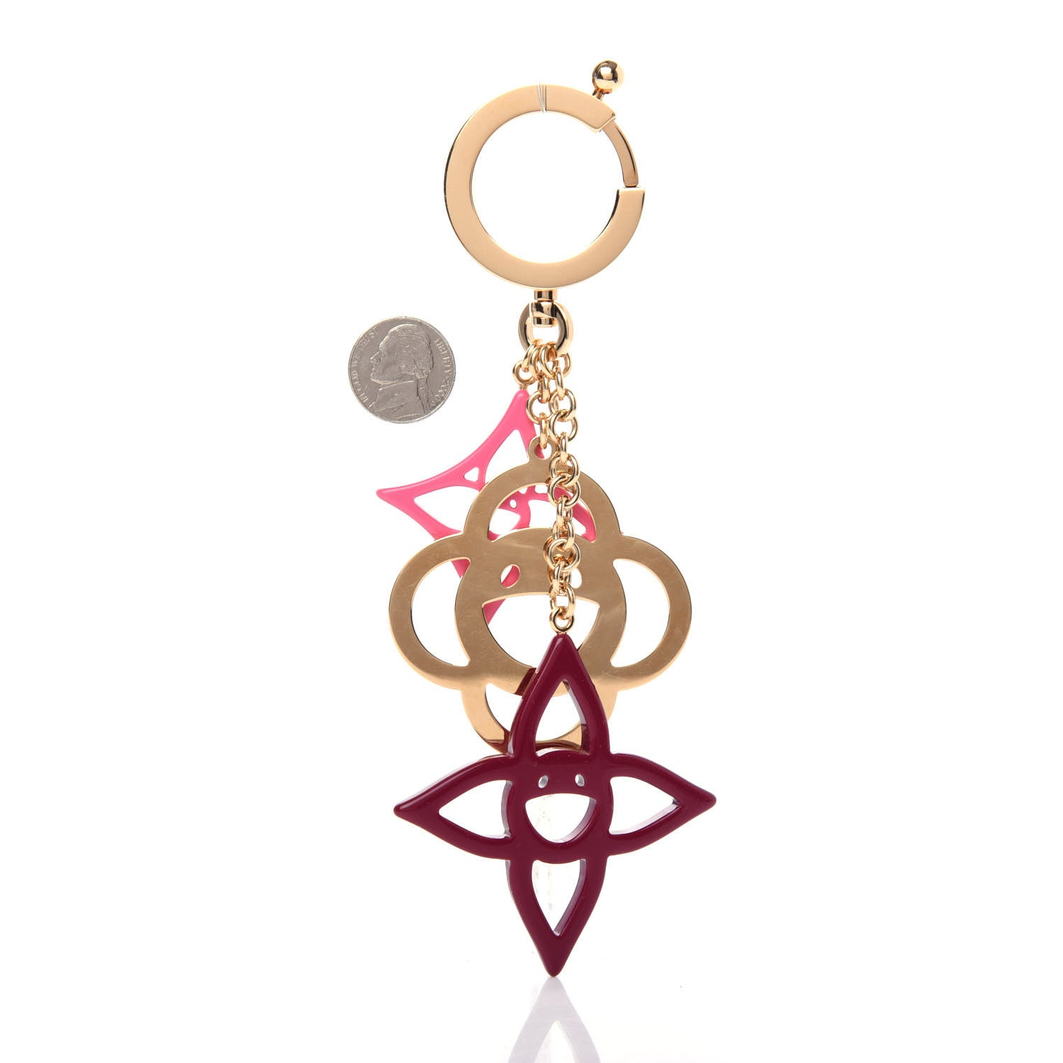 Louis Vuitton Cosmic Blossom Bag Charm Rose 2 of 4