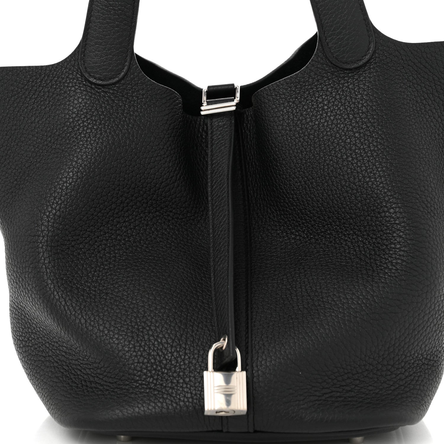 Hermes Taurillon Clemence Picotin Lock 22 MM Black 8 of 10