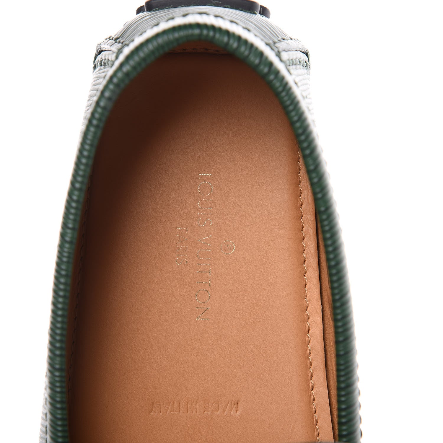 Louis Vuitton Epi Mens Hockenheim Moccasin Loafers 6.5 Borneo 6 of 9