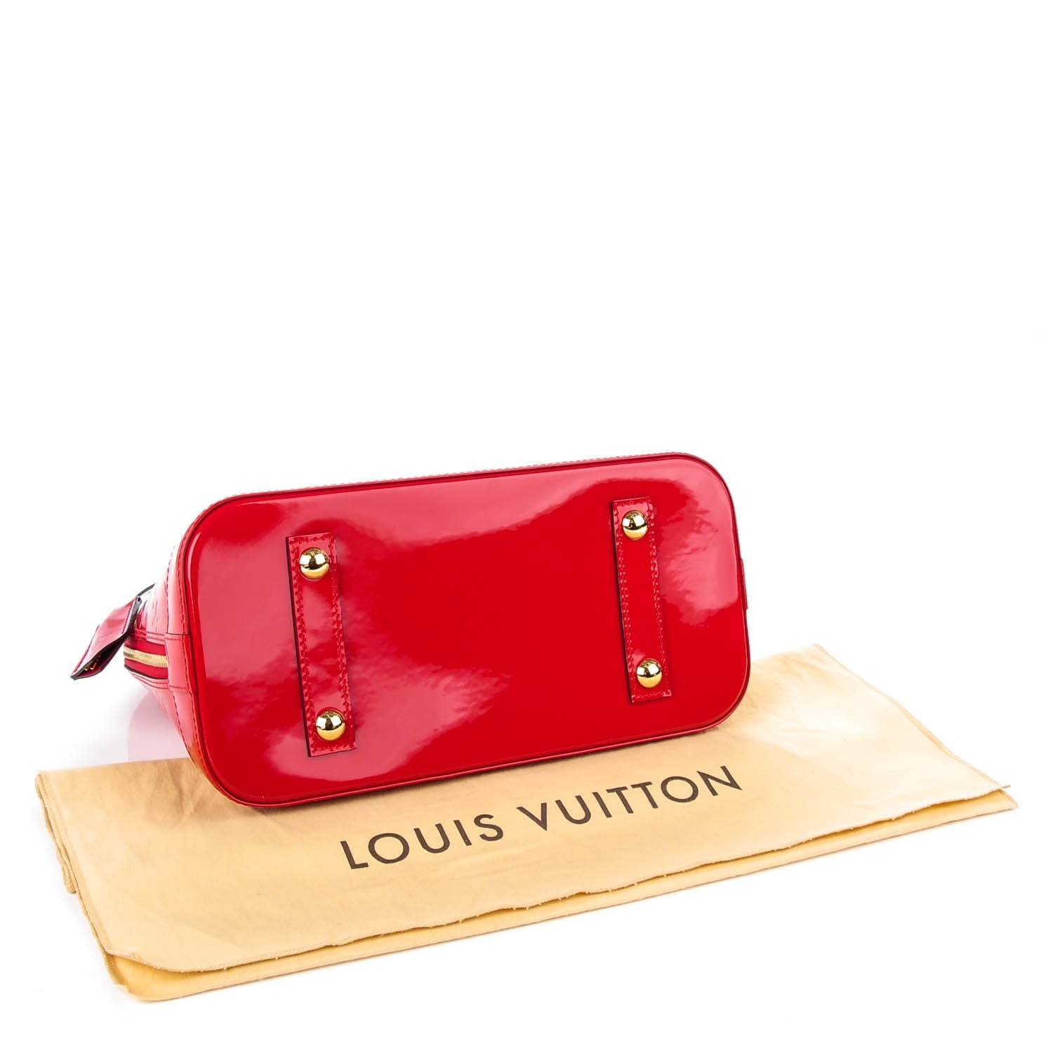 Louis Vuitton Vernis Alma PM Cherry 4 of 8