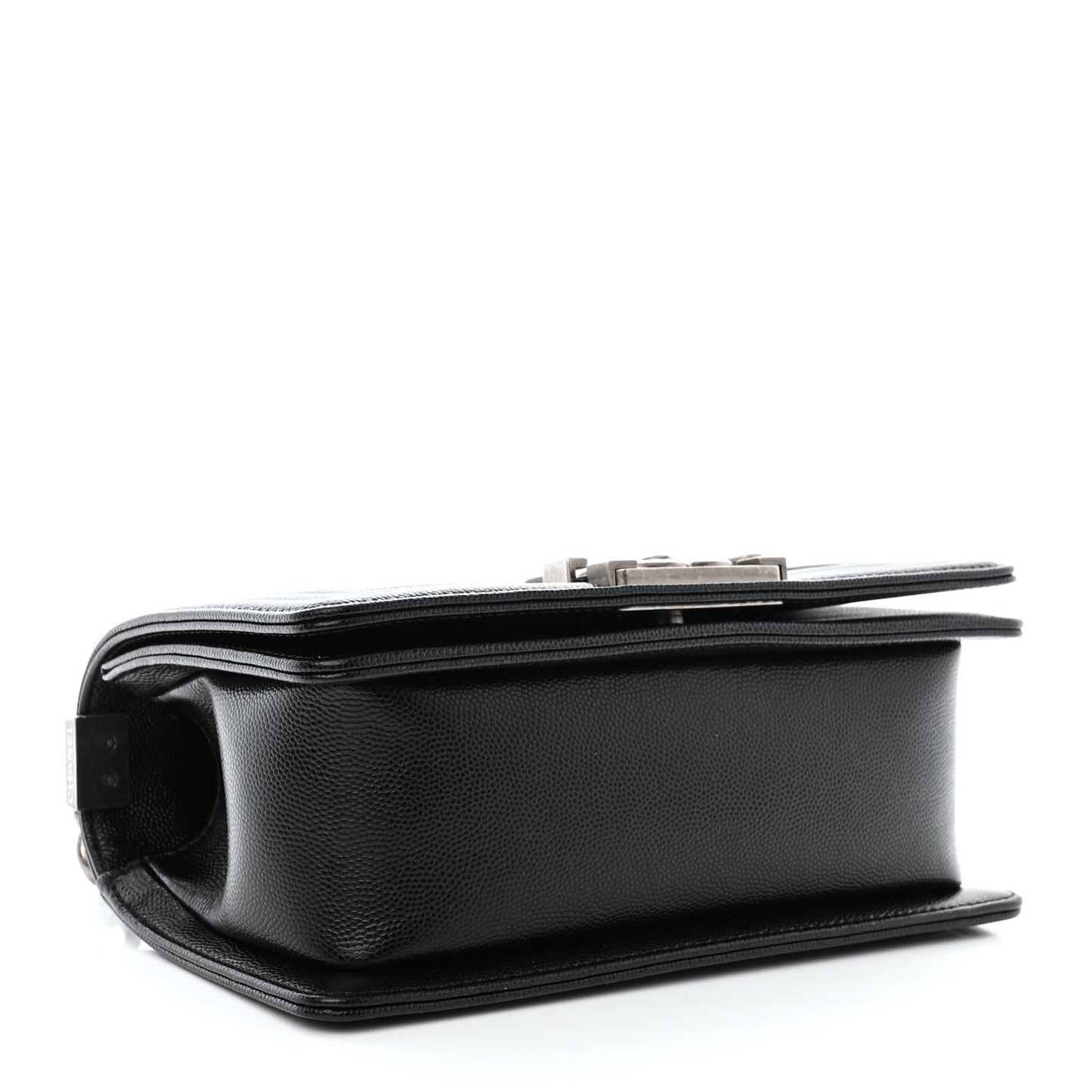 Caviar Quilted Small Boy Flap Black