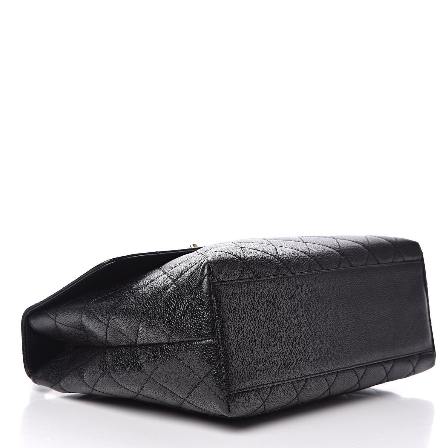 Chanel Caviar Quilted Jumbo Kelly Flap Black 4 of 13