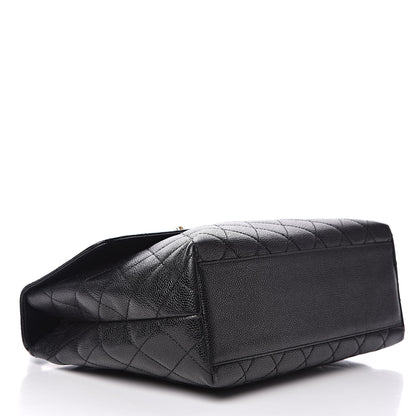 Chanel Caviar Quilted Jumbo Kelly Flap Black 4 of 13
