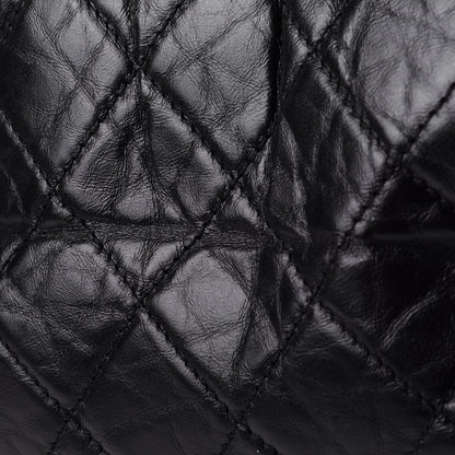 Chanel Aged Calfskin Quilted Medium Gabrielle Hobo Black 4 of 4