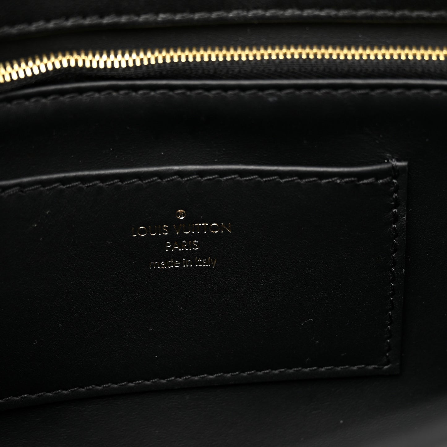 Lambskin Malletage Top Handle GO-14 GM Black