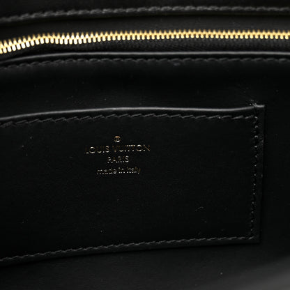 Louis Vuitton Lambskin Malletage Top Handle GO-14 GM Black 7 of 12
