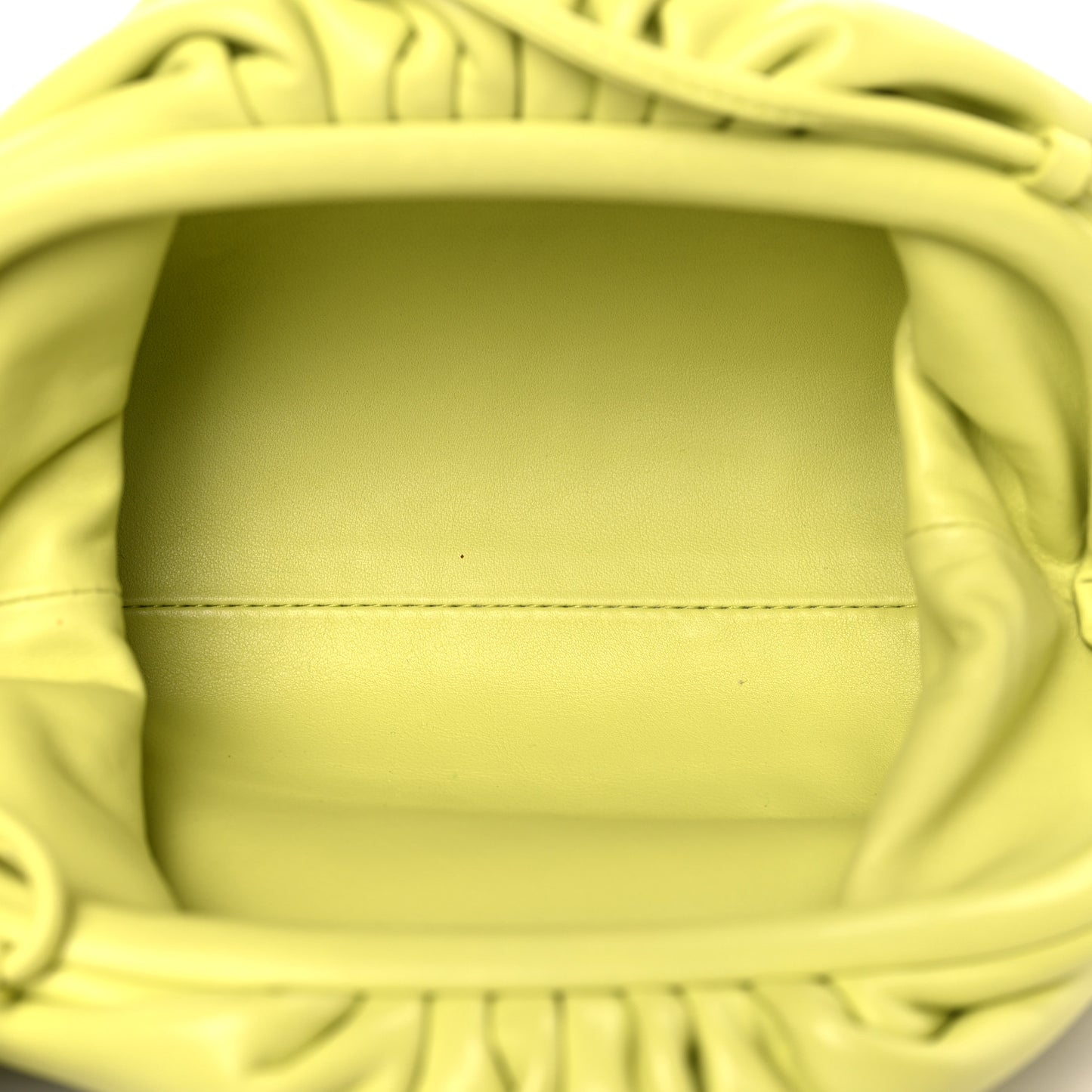 Butter Calfskin The Mini Pouch Seagrass