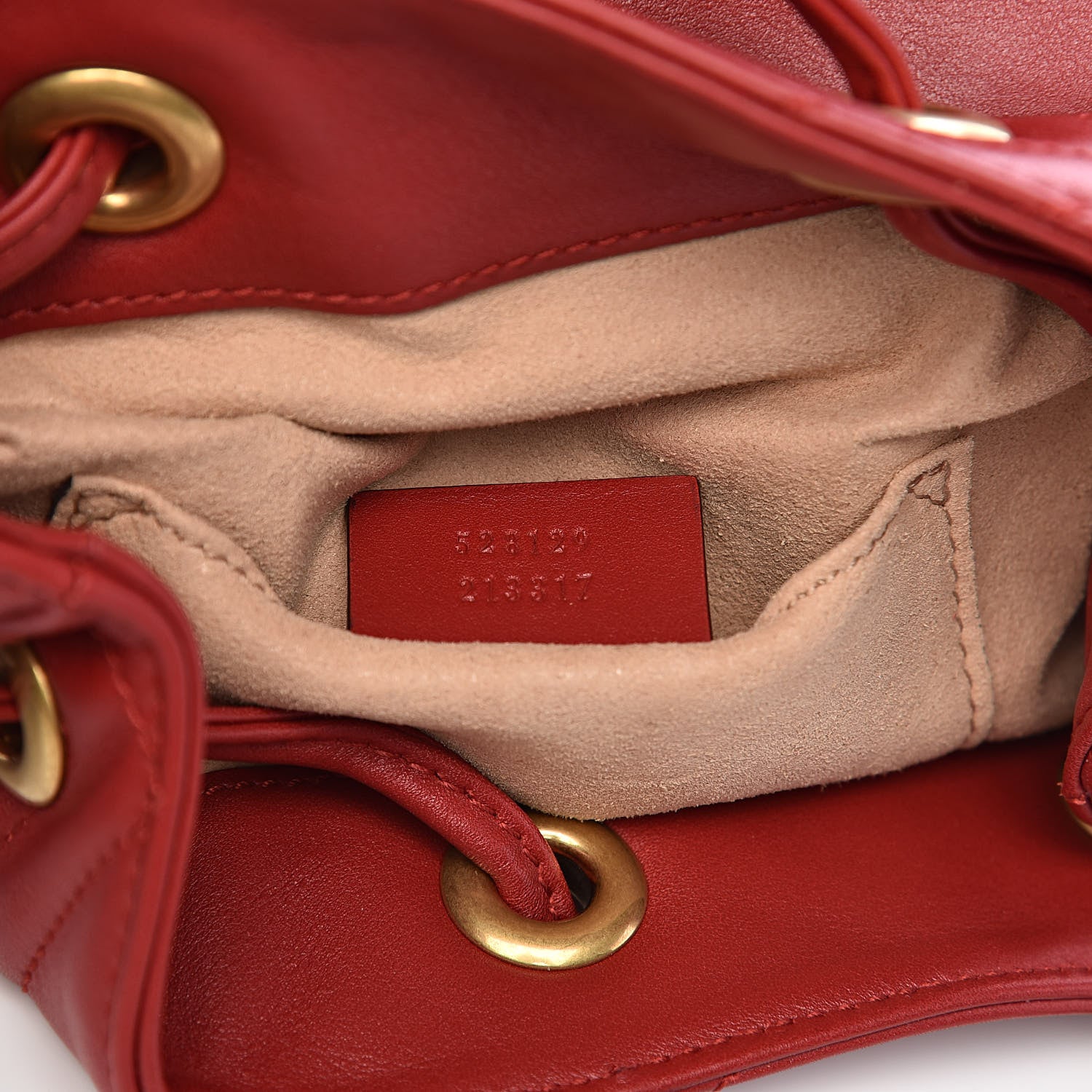 Gucci Calfskin Matelasse GG Marmont Flap Backpack Hibiscus Red 7 of 10