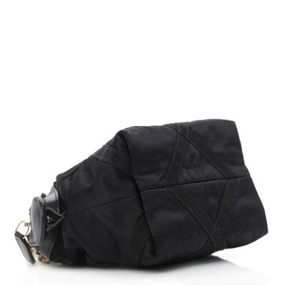 Chanel Nylon Grosgrain Quilted Lifestyle Clutch with Chain Black 4 of 9