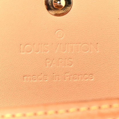 Louis Vuitton Monogram Multicolor Porte-Monnaie Plat Coin Purse White 6 of 8