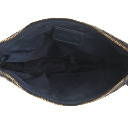 Christian Dior Monogram Mini Saddle Pochette Navy 12 of 14