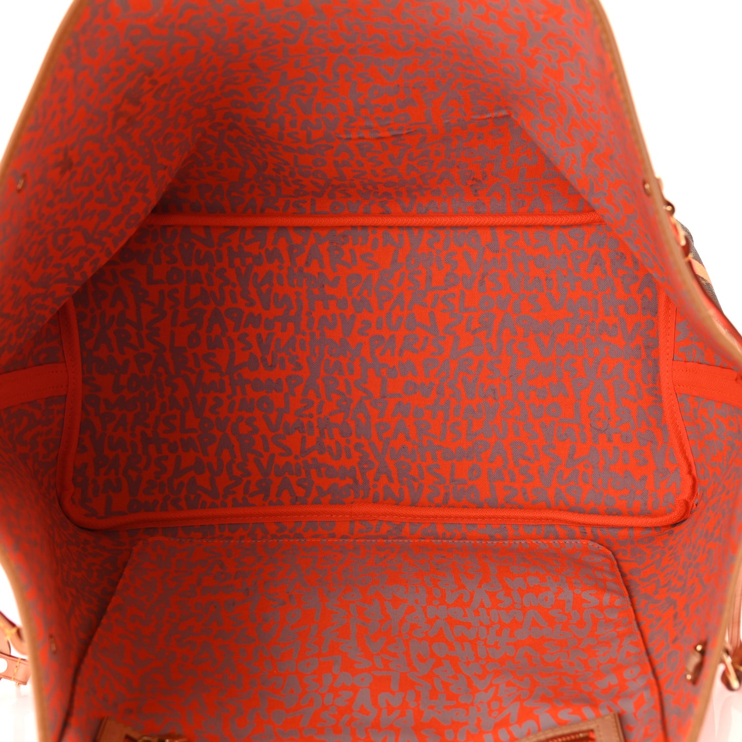 Monogram Graffiti Neverfull GM Orange