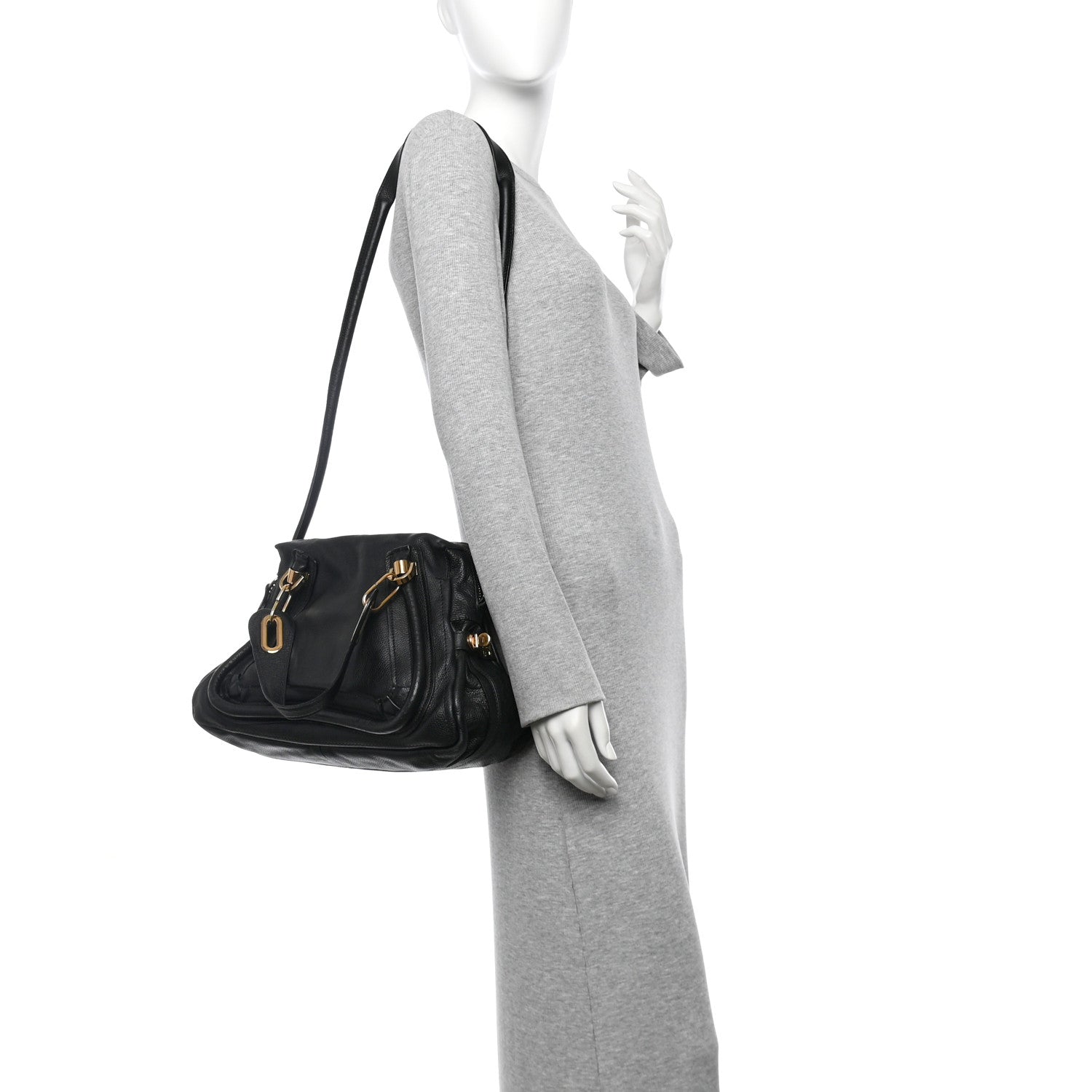 Chloe Calfskin Medium Paraty Black 2 of 10