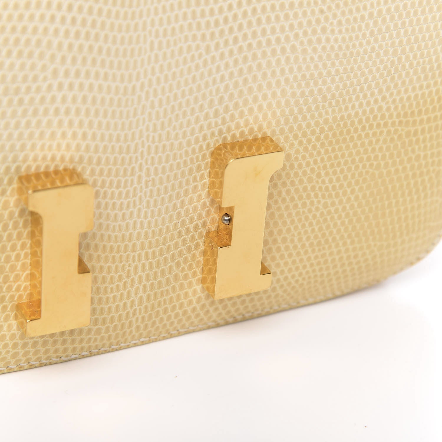 Hermes Lizard Constance 18 Blanc Casse 11 of 20