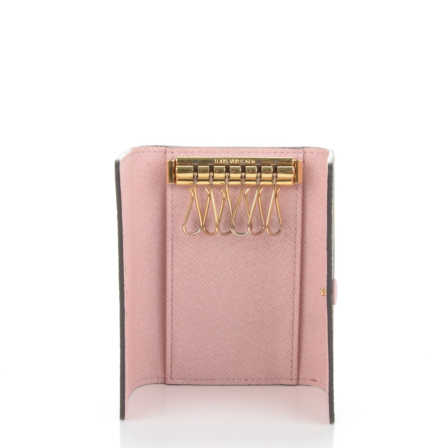 Louis Vuitton Damier Ebene Multicles 6 Key Holder Rose Ballerine 5 of 8