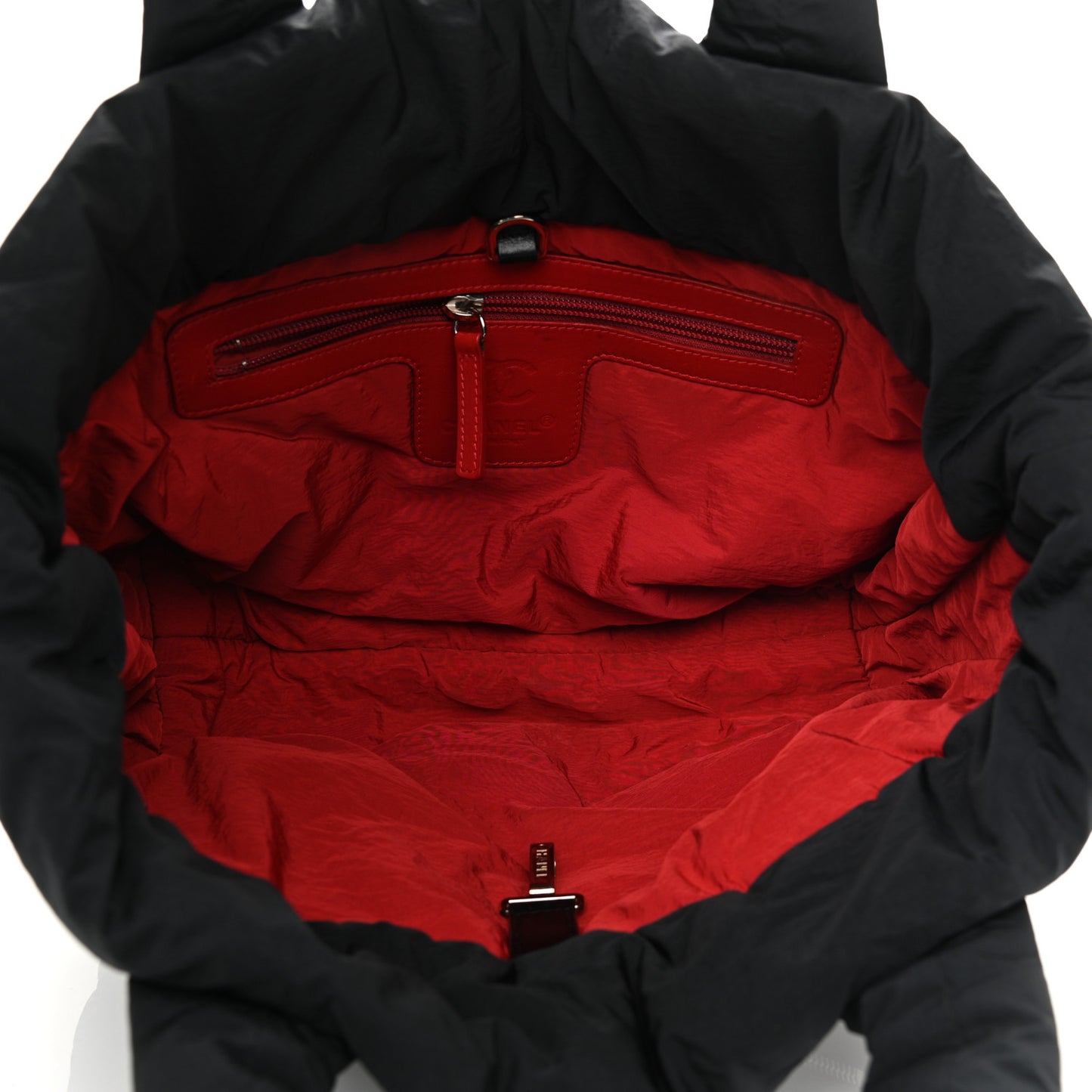 Nylon Quilted Coco Cocoon Bowler Black