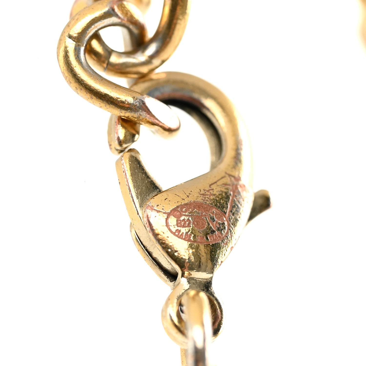 Chanel Crystal CC Chain Bracelet Gold Silver 4 of 4