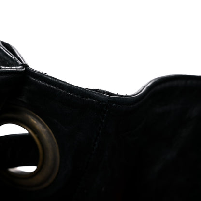 Christian Dior Lambskin Cannage Flap Shoulder Bag Black 20 of 29