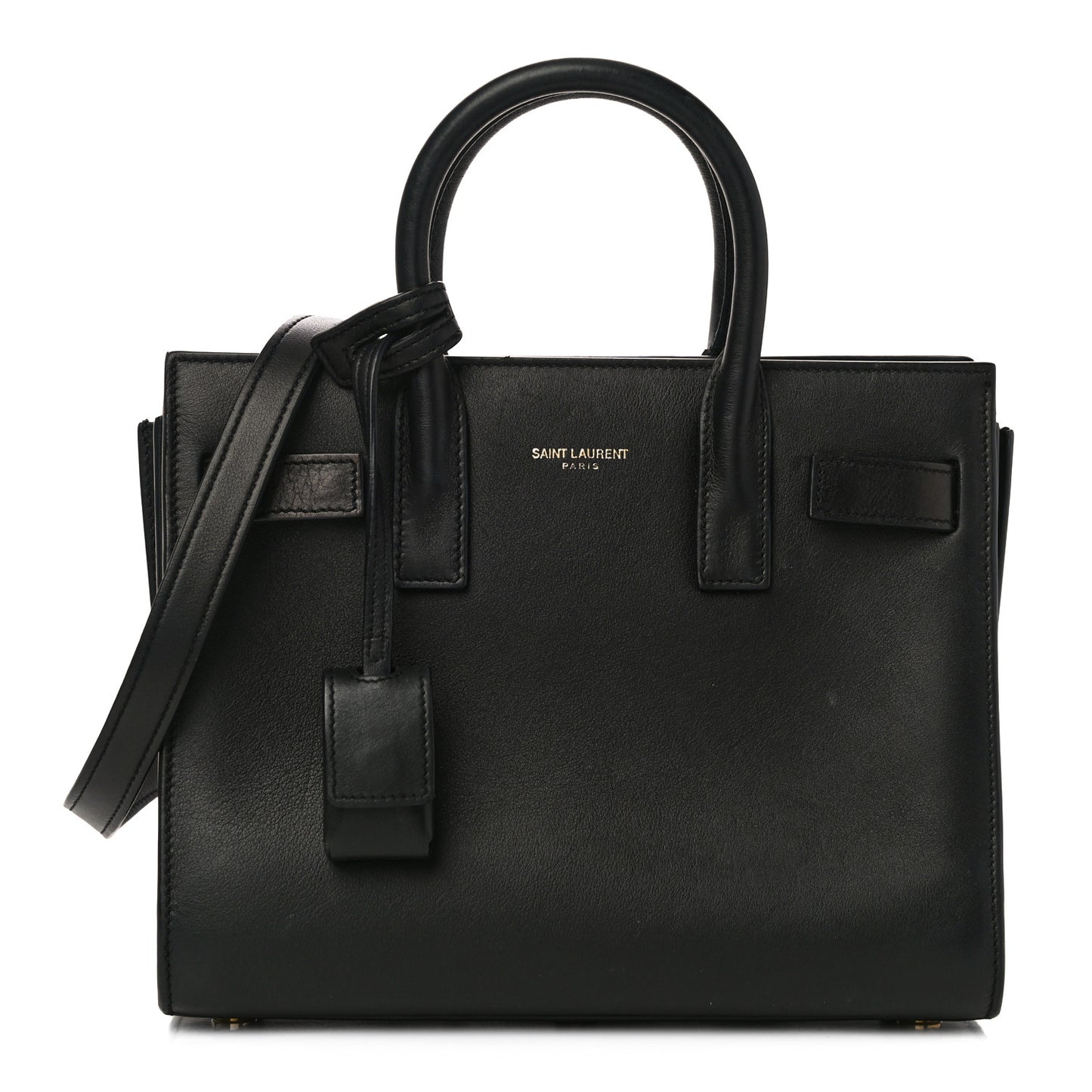 Calfskin Nano Sac de Jour Black