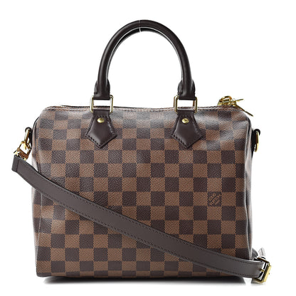 Louis Vuitton Damier Ebene Speedy Bandouliere 25 1 of 12