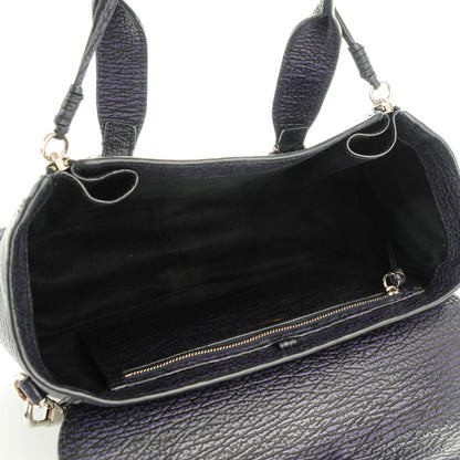 3.1 Phillip Lim 3.1 Textured Calfskin Medium Pashli Satchel African Violet 5 of 7