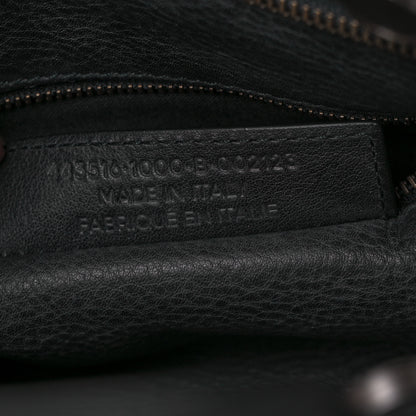 Balenciaga Veau Soyeux Perforated Blackout Hardware S City Black 6 of 8