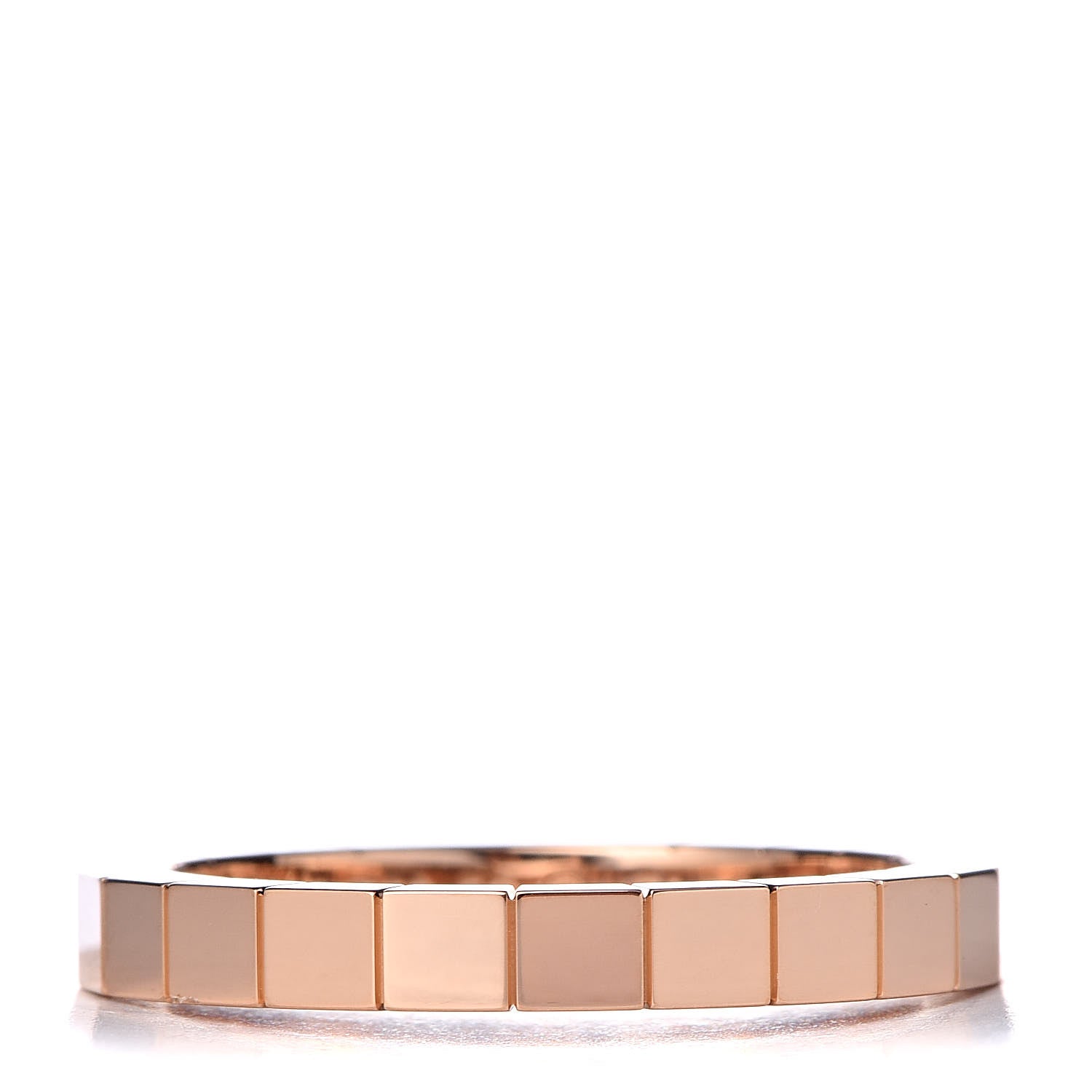 Cartier 18K Pink Gold 3mm Lanieres Ring 59 8.75 3 of 4