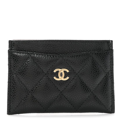 Chanel Caviar Quilted Card Holder Black 1 of 9