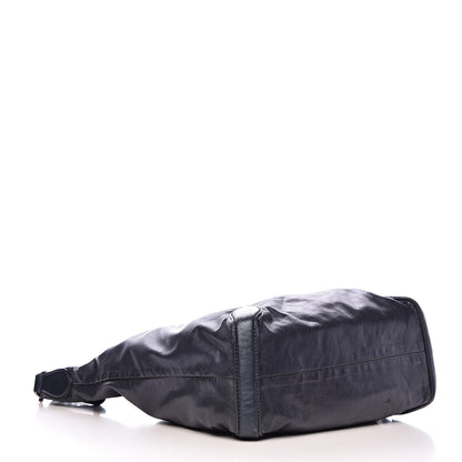 Gucci Metallic Calfskin Medium Galaxy Hobo Navy 4 of 11