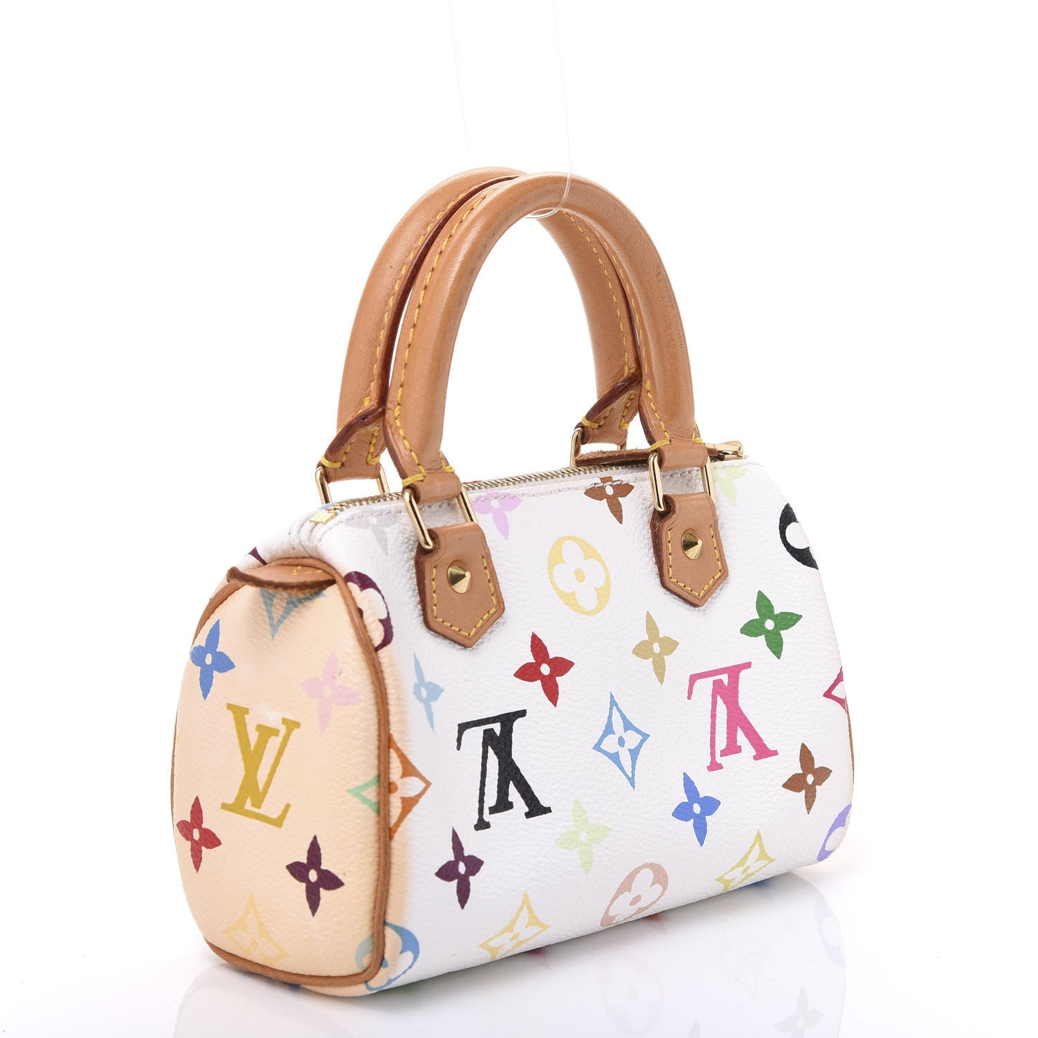 Louis Vuitton Monogram Multicolor Mini Sac HL Speedy White 2 of 10