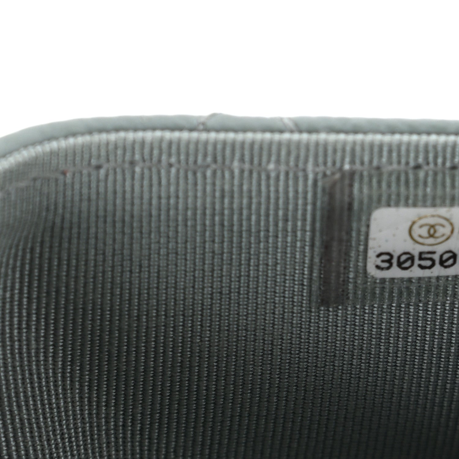 Chanel Caviar Quilted Flap Card Holder Wallet Light Blue 8 of 9