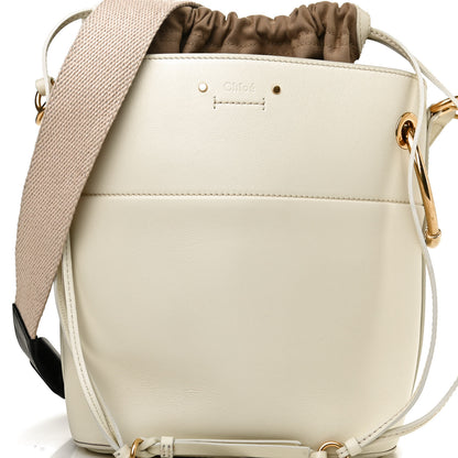 Chloe Smooth Calfskin Small Roy Bucket Bag Natural White 8 of 12