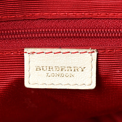 Burberry House Check Hobo White 6 of 10