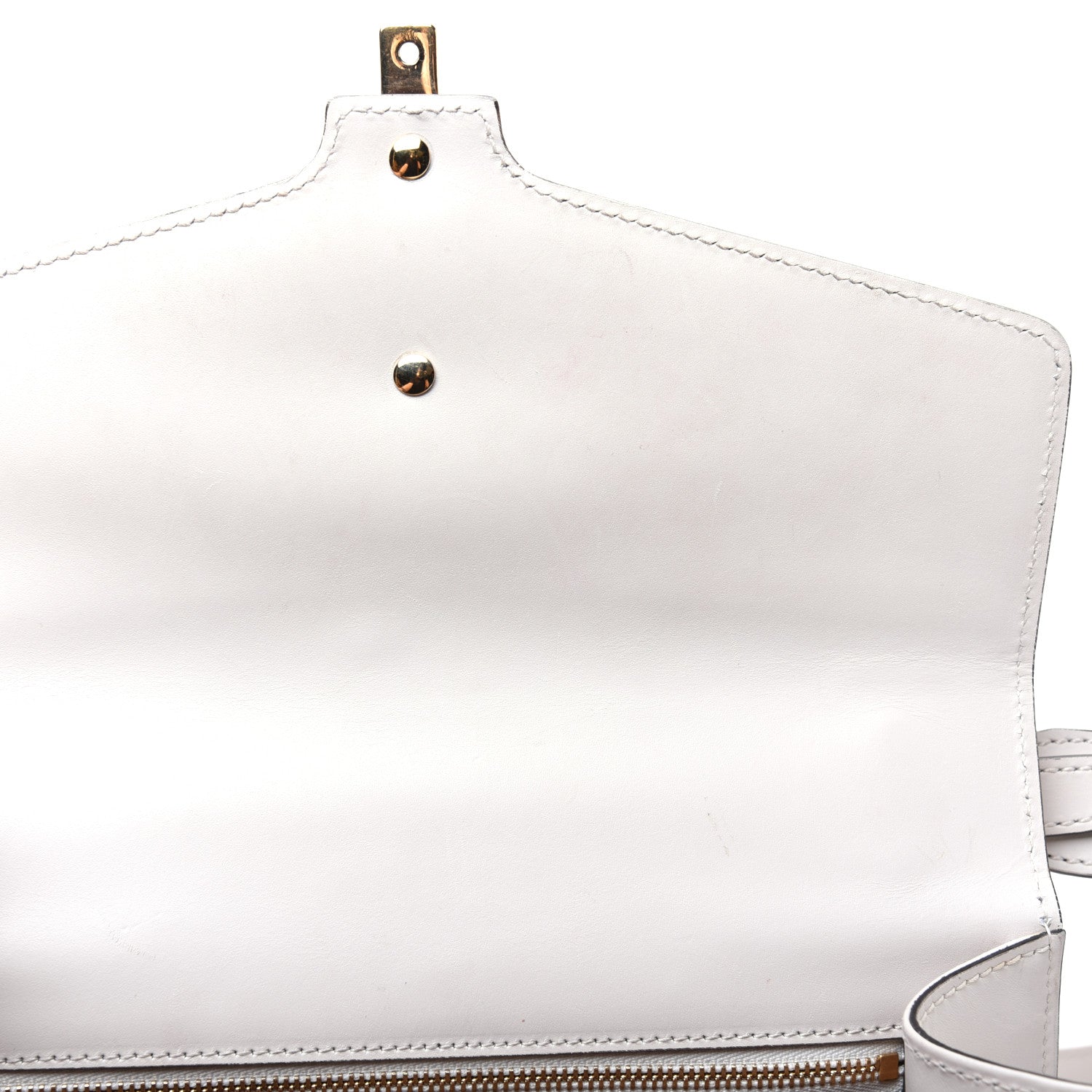 Gucci Calfskin Small Sylvie Shoulder Bag Off White 12 of 38