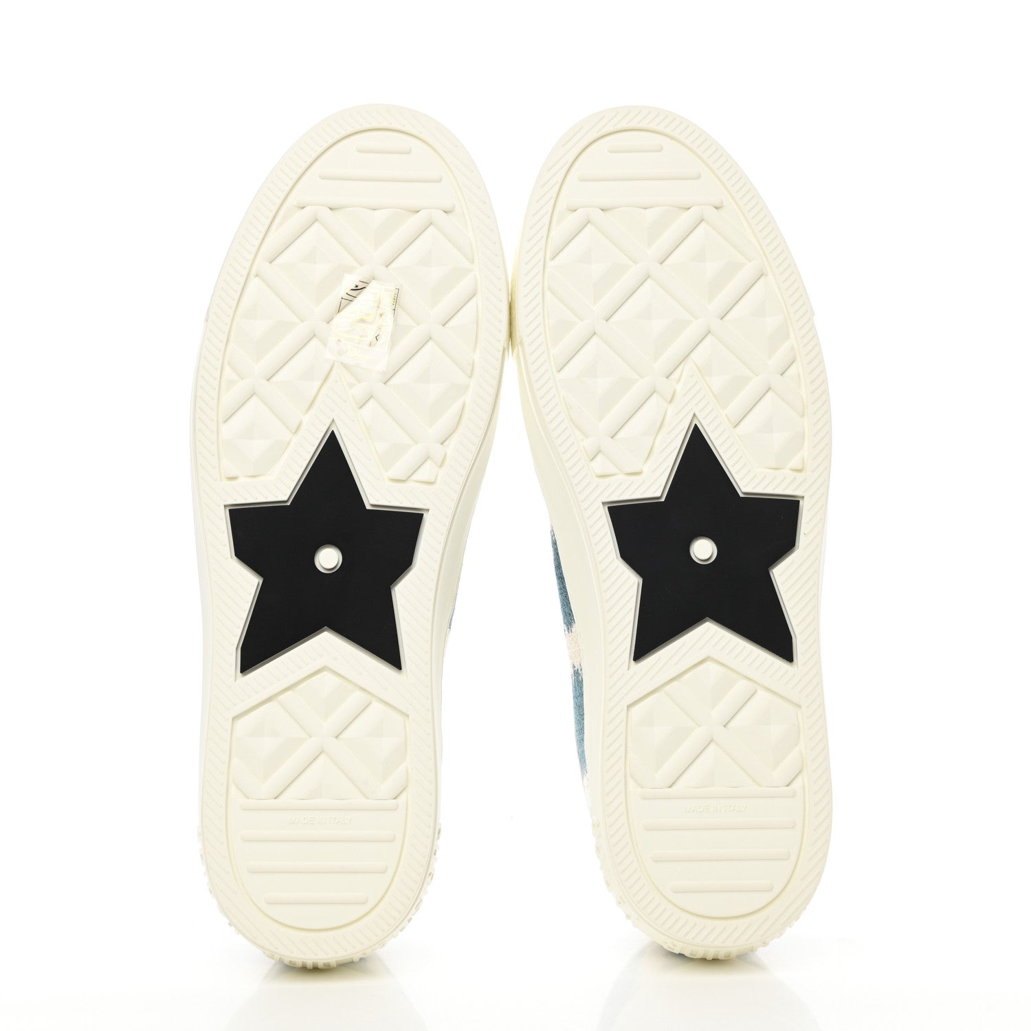 Christian Dior Cotton Embroidered D-Stripes Walk'N'Dior Low Top Sneakers 40 Deep Ocean 7 of 8