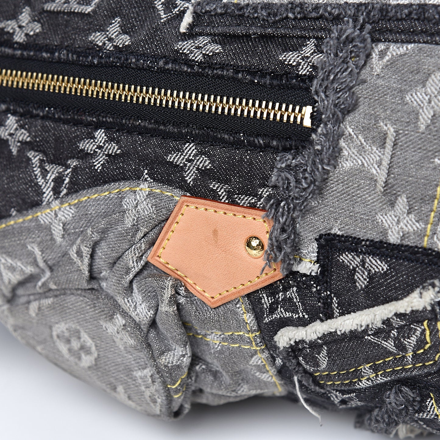 Denim Patchwork Speedy 30 Grey