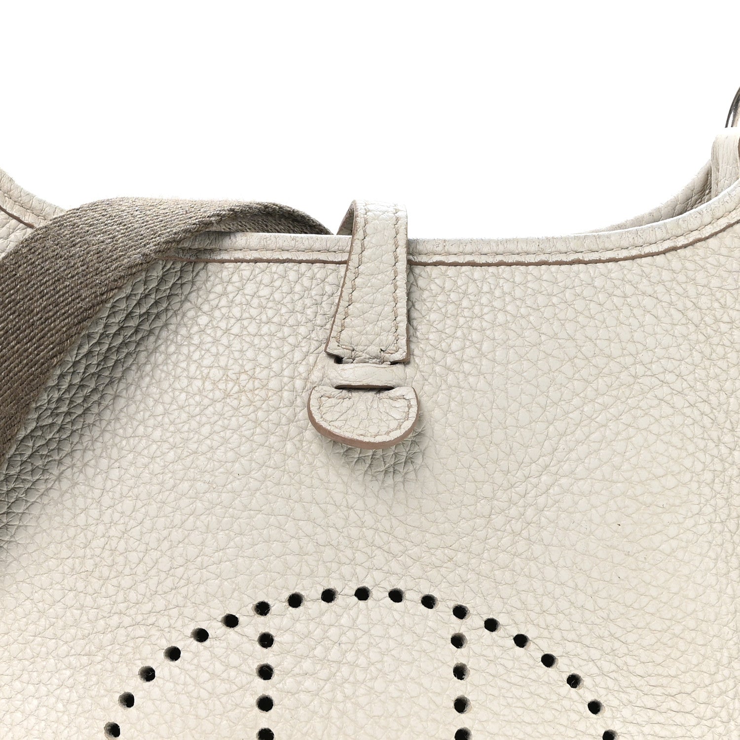 Hermes Taurillon Clemence Amazone Evelyne TPM Gris Perle Etain