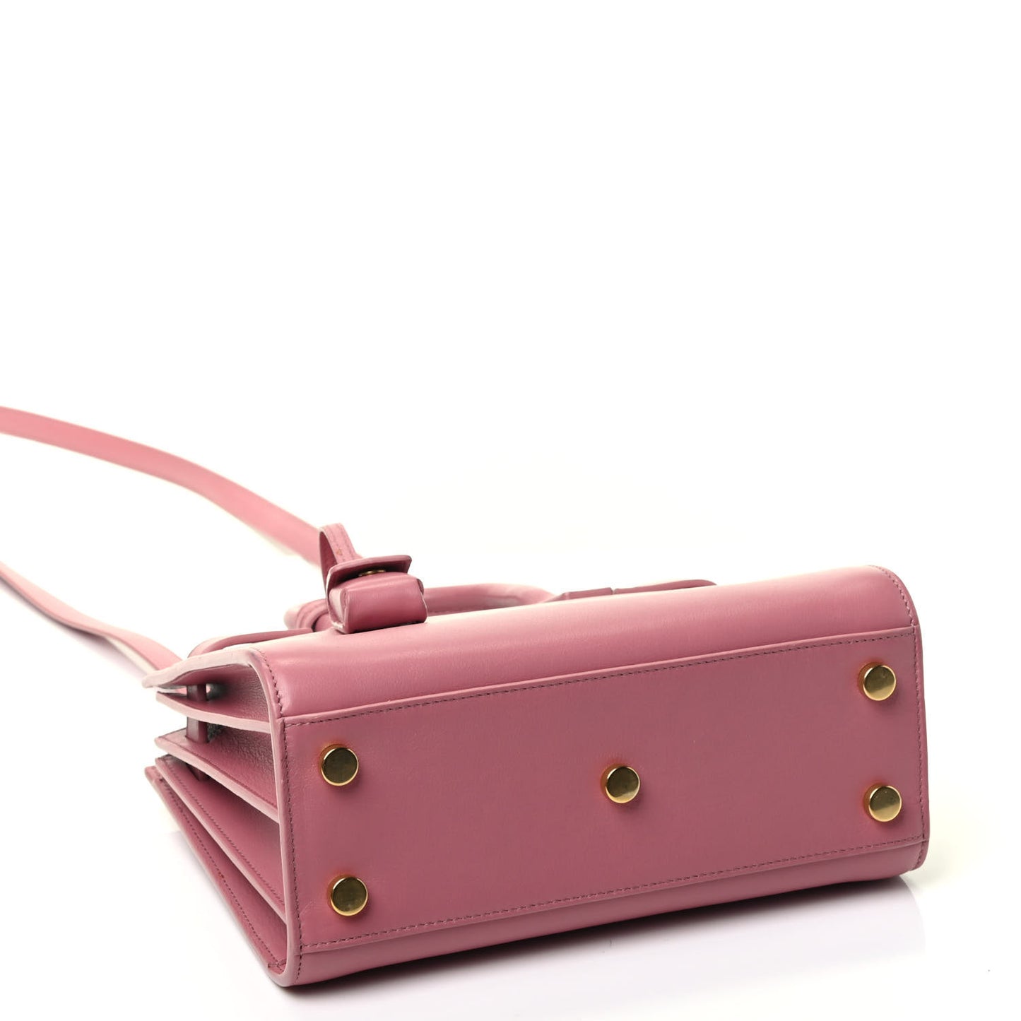 Calfskin Nano Sac De Jour Rose Dark